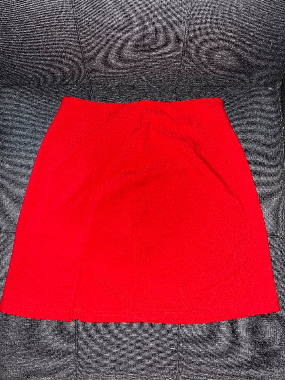 SHEIN Red Mini Skirt - Classic Straight Silhouette